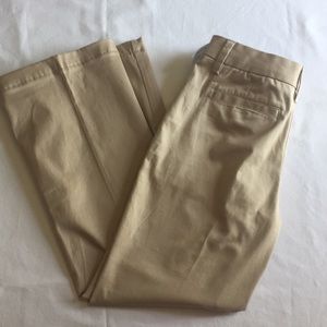 LANDS’ END MID ROSE TROUSER LEG CHINOS KHAKI SZ 2
